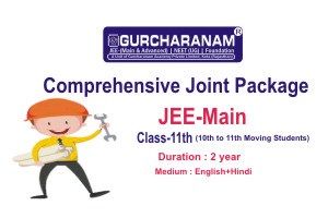 COMPREHENSIVE JOINT PACKAGE JEE- Main Class-11th Target : 2025 Duration : 2 Year (English + Hindi)