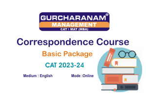 Correspondence Course Basic Package  CAT 2024-25